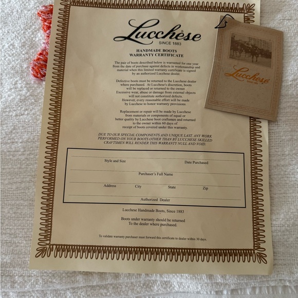 Lucchese Classics - Cowboy/Cowgirl Pink Boots - Size 6.5 B - Picture 13 of 13